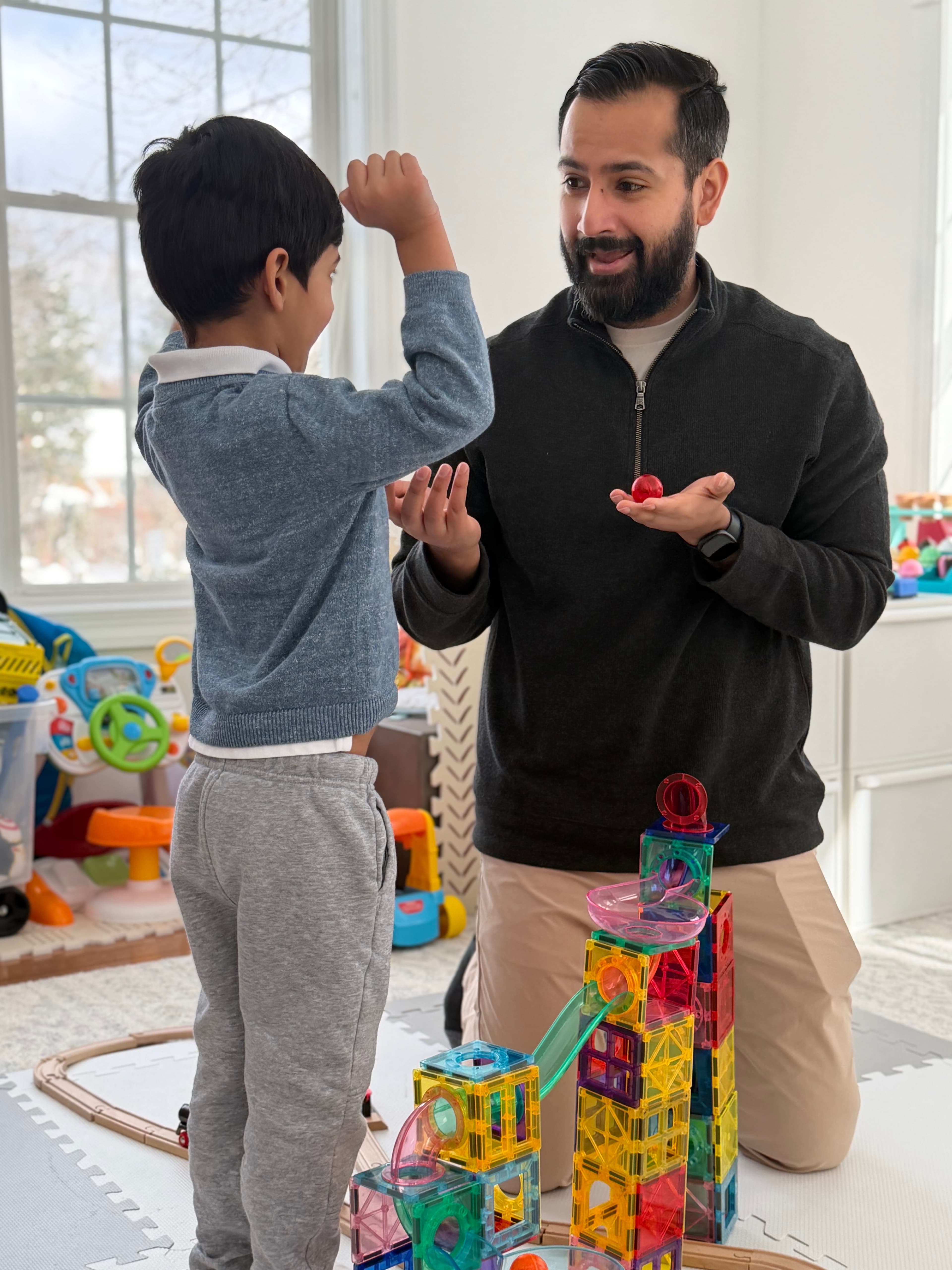 Interactive play therapy session